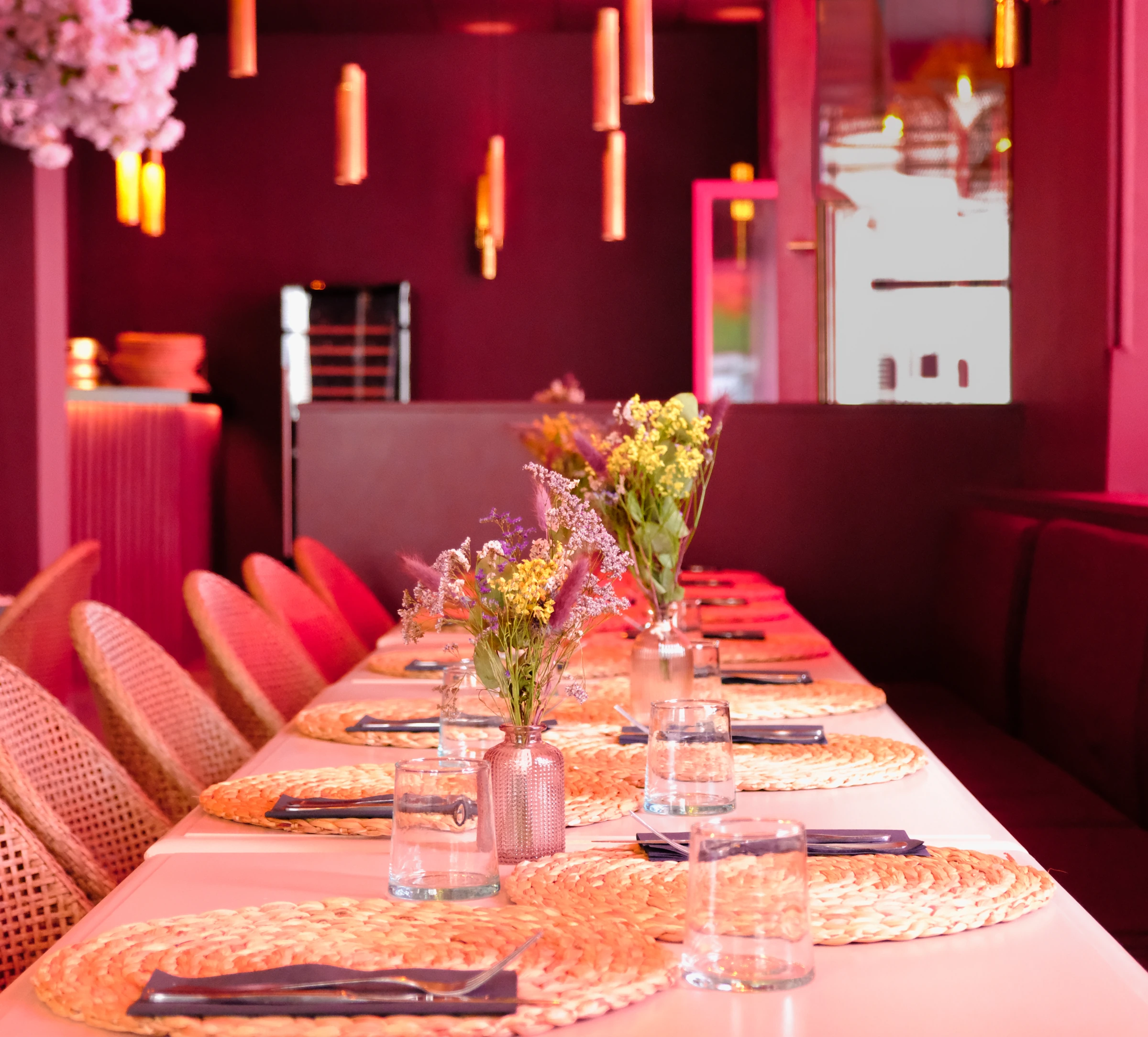 La grande table dressée