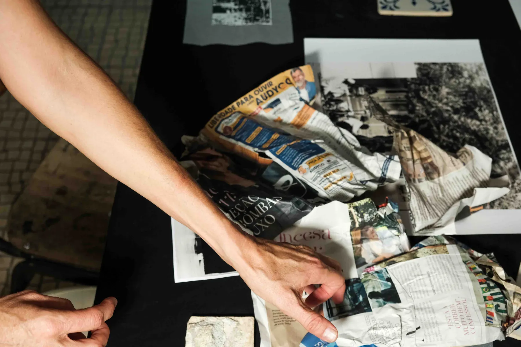 Collage workshop at PRISMA